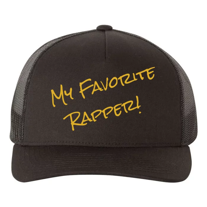 My Favorite Hip Hop 90s Rapper Funny ICE Yupoong Adult 5-Panel Trucker Hat