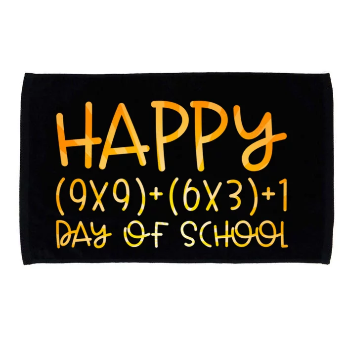 Math Formula Happy 100 Days Of School Math Teachers Gift Microfiber Hand Towel