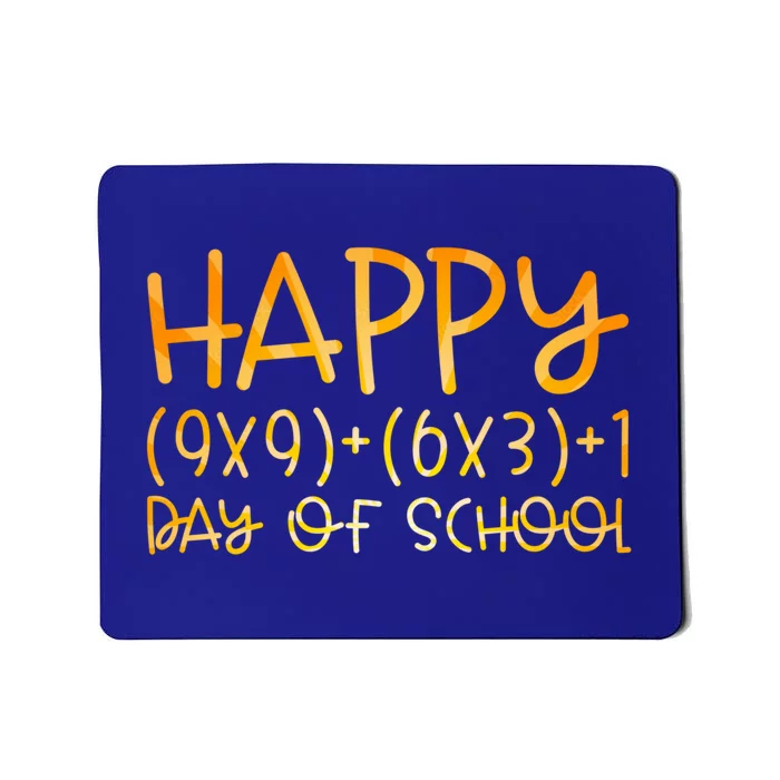 Math Formula Happy 100 Days Of School Math Teachers Gift Mousepad