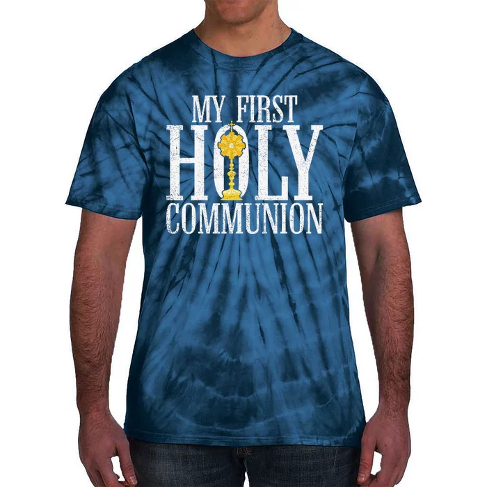 My First Holy Communion 1st Communion Tie-Dye T-Shirt