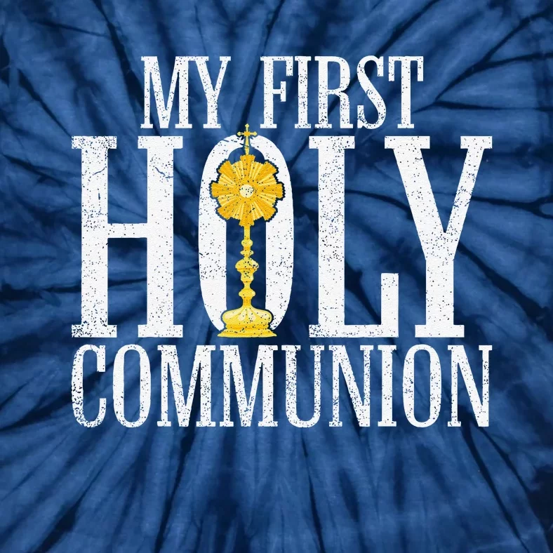 My First Holy Communion 1st Communion Tie-Dye T-Shirt