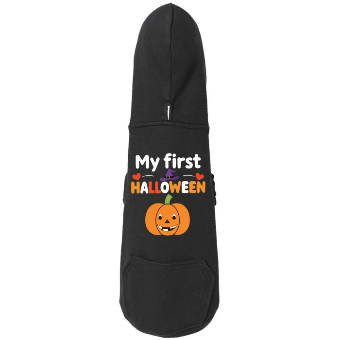 My First Halloween Cute And Festive Doggie 3-End Fleece Hoodie