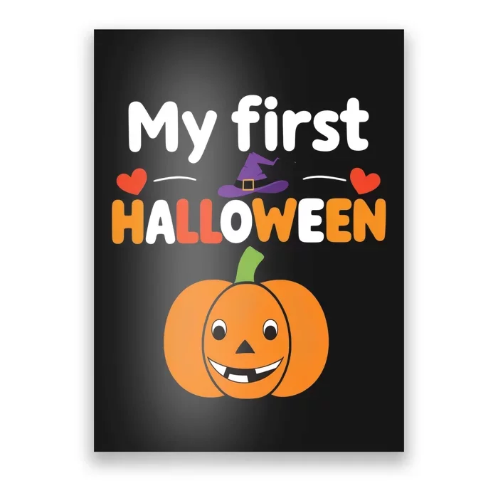 My First Halloween Cute And Festive Poster