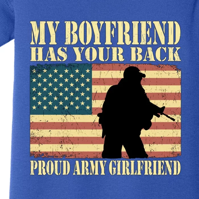 My Friend Has Your Back Military Proud Army Friend Meaningful Gift Baby Bodysuit