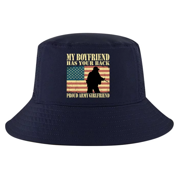 My Friend Has Your Back Military Proud Army Friend Meaningful Gift Cool Comfort Performance Bucket Hat