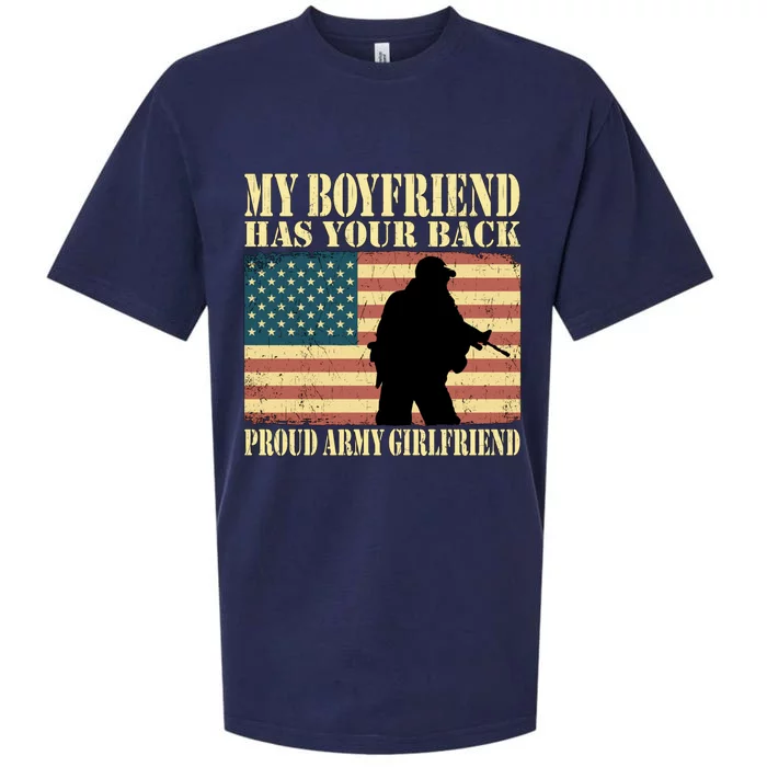 My Friend Has Your Back Military Proud Army Friend Meaningful Gift Sueded Cloud Jersey T-Shirt