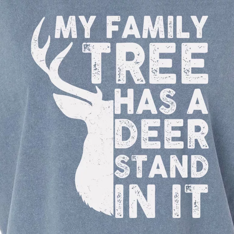 My Family Has A Deer Stand In It Garment-Dyed Women's Muscle Tee