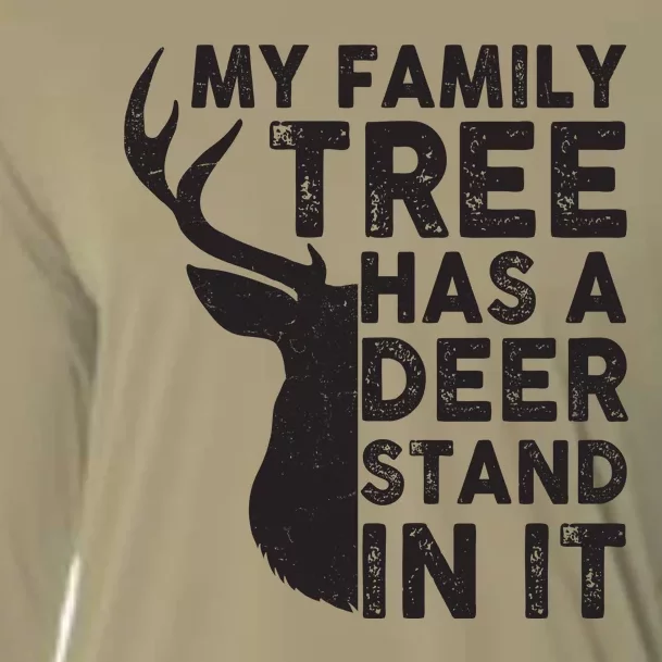 My Family Has A Deer Stand In It Cooling Performance Long Sleeve Crew