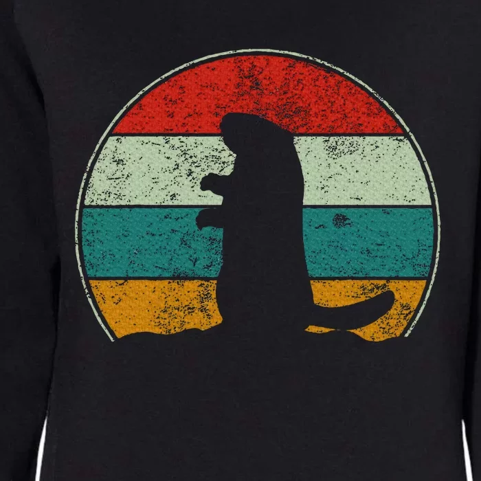 My Favorite Holiday Retro Groundhog Day Womens California Wash Sweatshirt