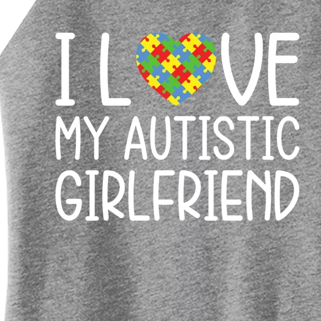 My Friend Has Autism Gift I Love My Autistic Friend Gift Women’s Perfect Tri Rocker Tank