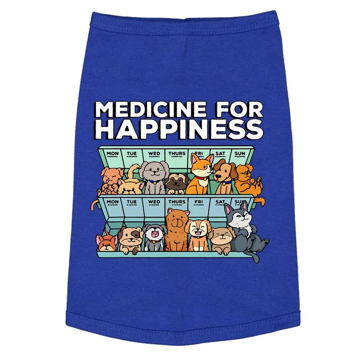 Medicine For Happiness Pill Box Animals Dog Pals Doggie Tank