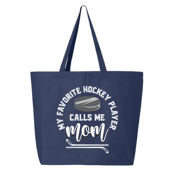 My Favorite Hockey Player Calls Me Mom Sport Goalie Hockey Funny Gift 25L Jumbo Tote