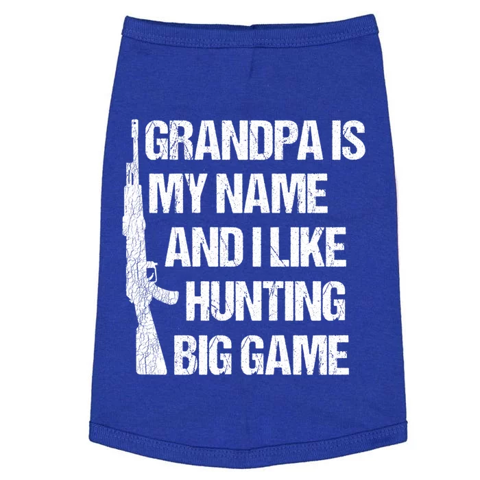 Matching Family Hunter Grandpa Big Game Hunting Gift Doggie Tank