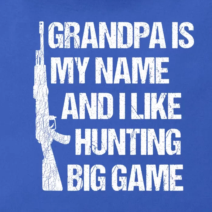 Matching Family Hunter Grandpa Big Game Hunting Gift Zip Tote Bag