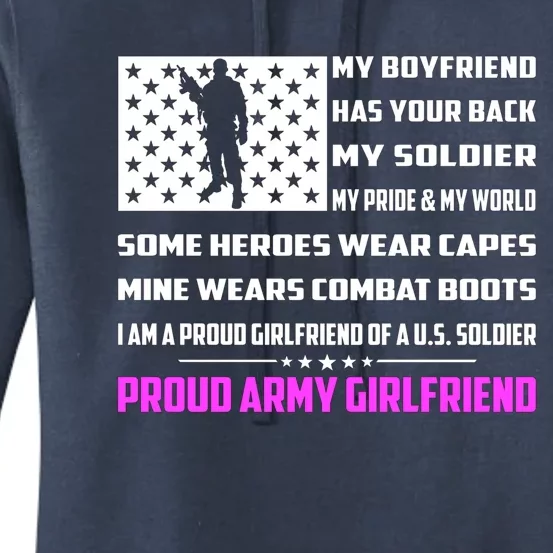 My Friend Has Your Back My Soldier Proud Army Friend Gift Women's Pullover Hoodie