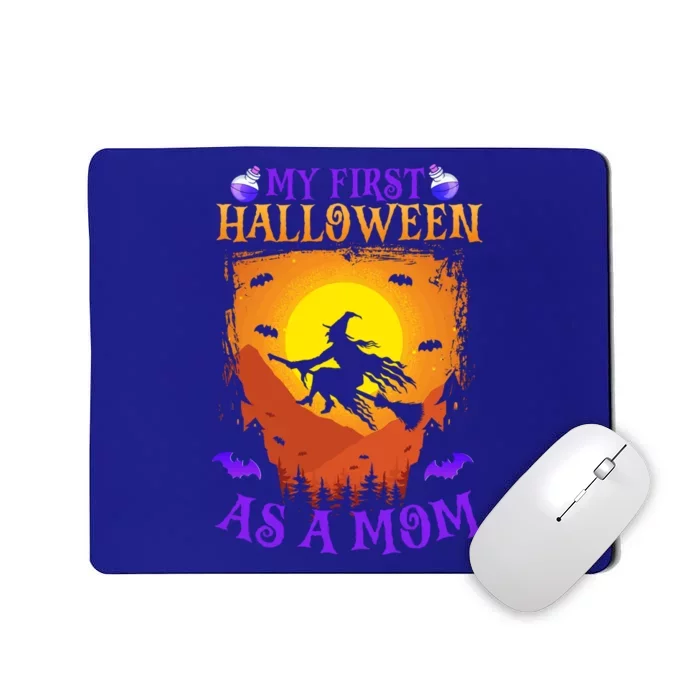 My First Halloween As A Mom New Mother Mom To Be Halloween Gift Mousepad