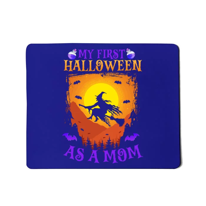 My First Halloween As A Mom New Mother Mom To Be Halloween Gift Mousepad