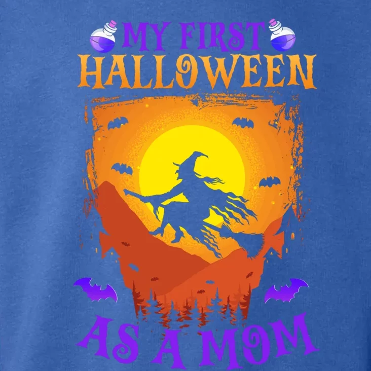 My First Halloween As A Mom New Mother Mom To Be Halloween Gift Toddler Hoodie