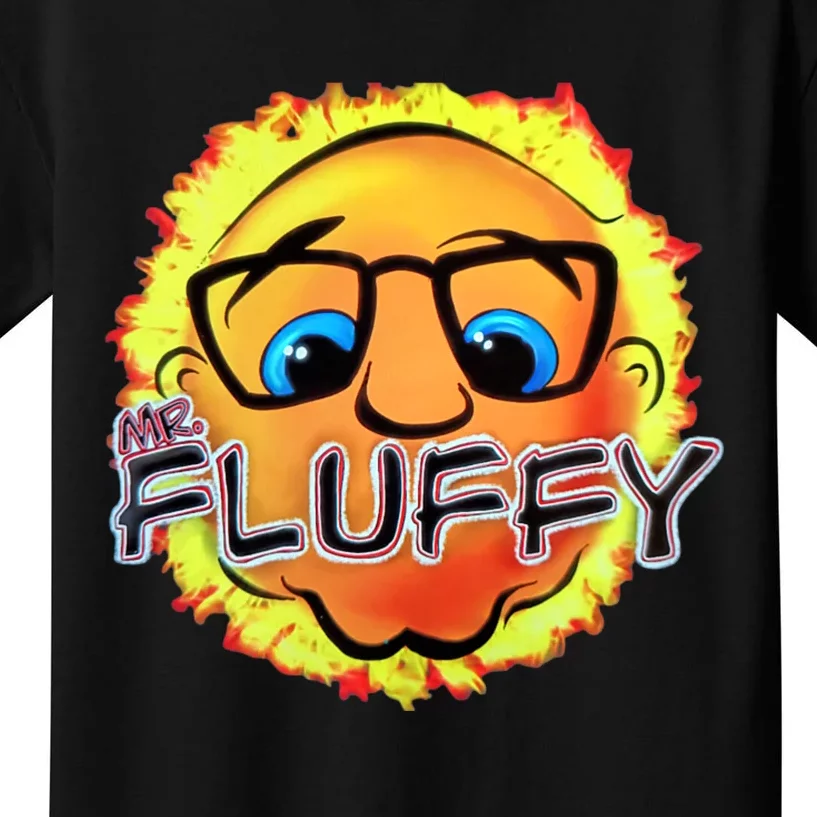 Mr Fluffy Head Kids T-Shirt