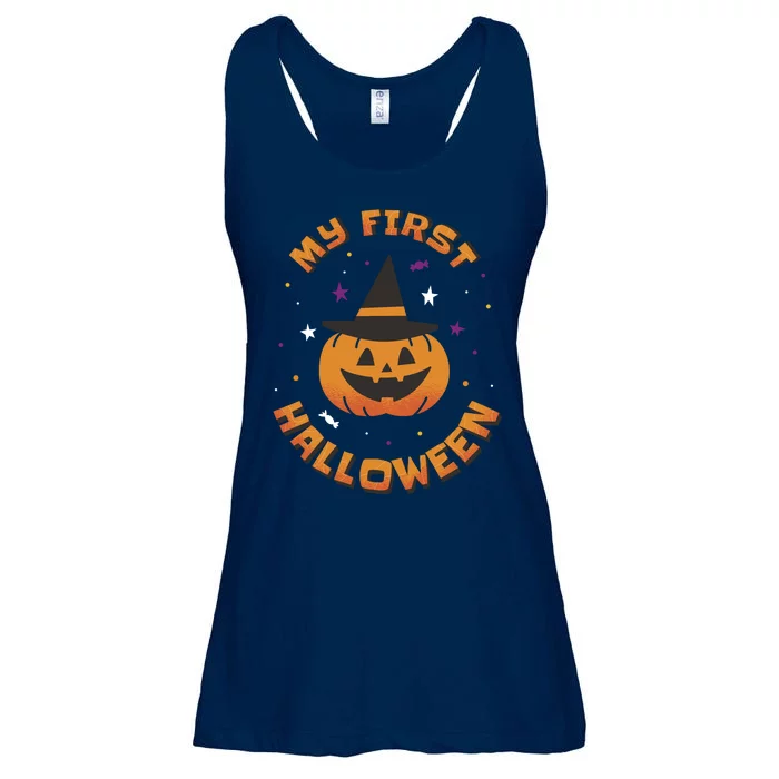 My First Halloween Pumpkin Ladies Essential Flowy Tank