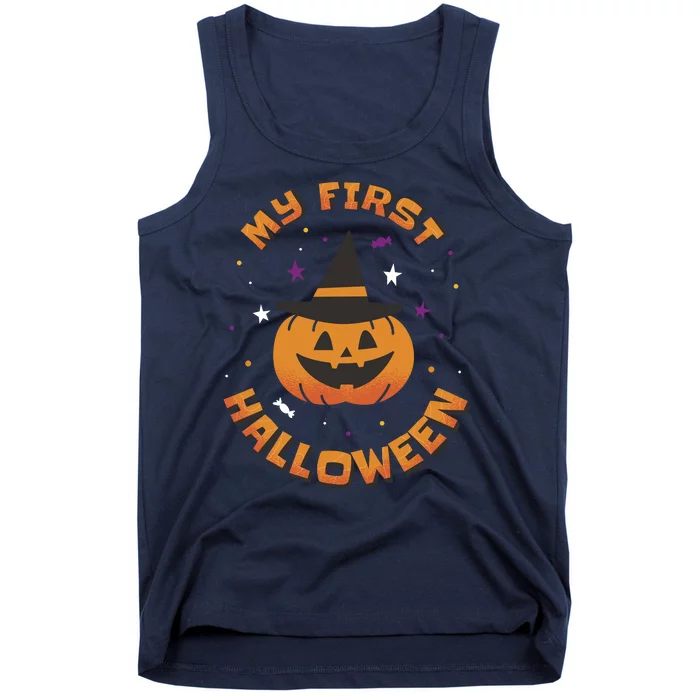 My First Halloween Pumpkin Tank Top