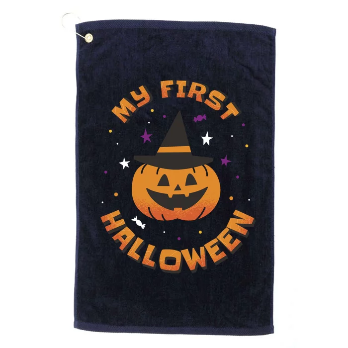 My First Halloween Pumpkin Platinum Collection Golf Towel