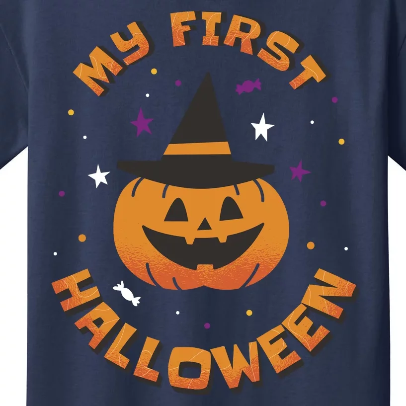 My First Halloween Pumpkin Kids T-Shirt