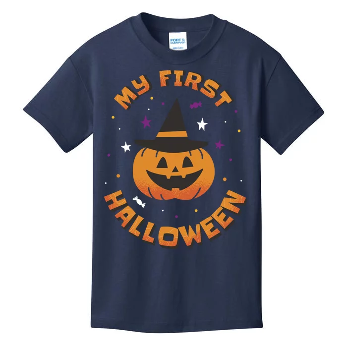 My First Halloween Pumpkin Kids T-Shirt