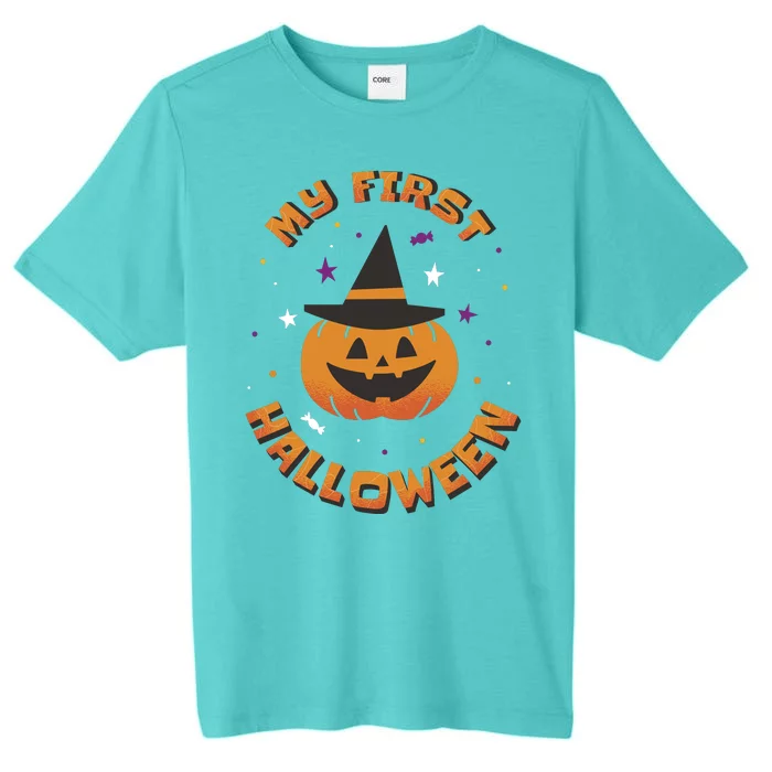 My First Halloween Pumpkin ChromaSoft Performance T-Shirt