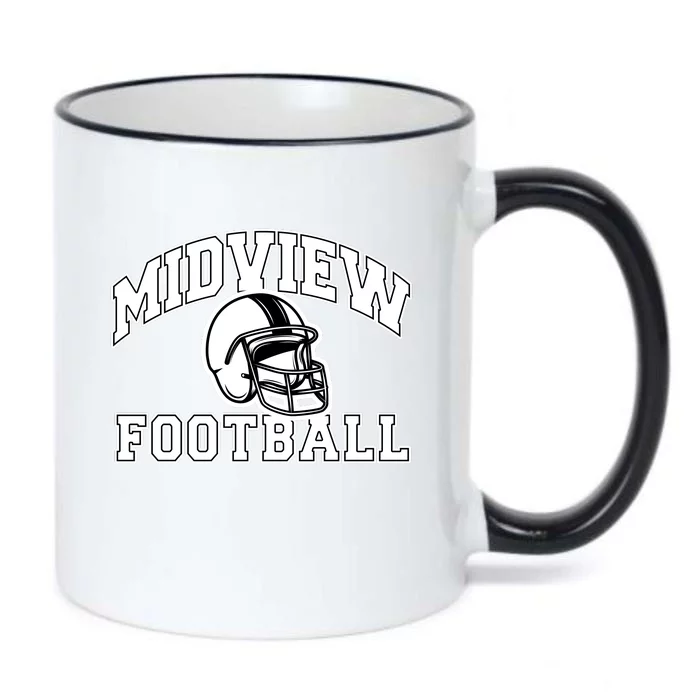 Midview Football High School Black Color Changing Mug