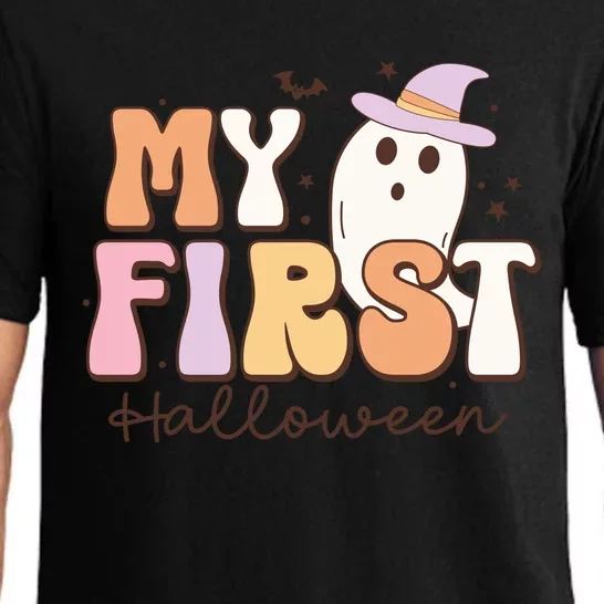 My First Halloween Retro Cute Ghost Funny Gift Pajama Set