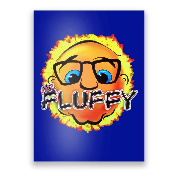 Mr Fluffy Head Poster