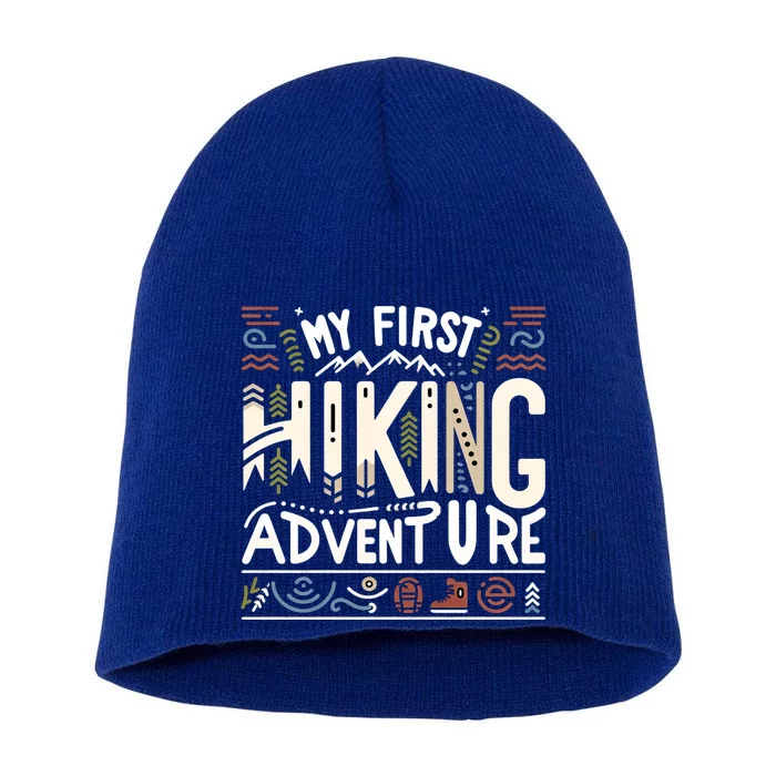 My First Hiking Adventure Gift Short Acrylic Beanie