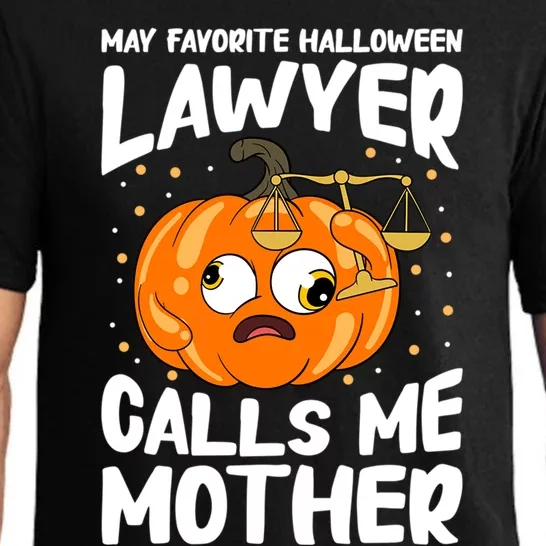 My Favorite Halloween Lawyer Calls Me Mother Cute Gift Pajama Set