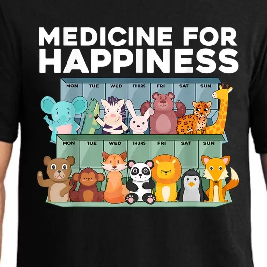 Medicine For Happiness Wildlife Animal Rescue Zoo Animals Pajama Set