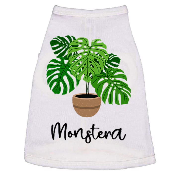 Monstera Flora Houseplant Gardener Plant Lover Doggie Tank