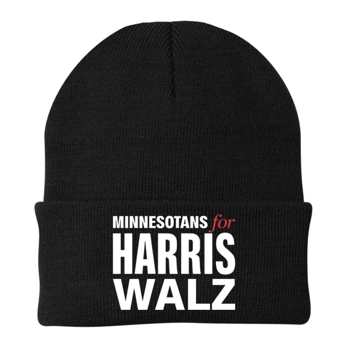 Minnesotans For Harris Walz Knit Cap Winter Beanie