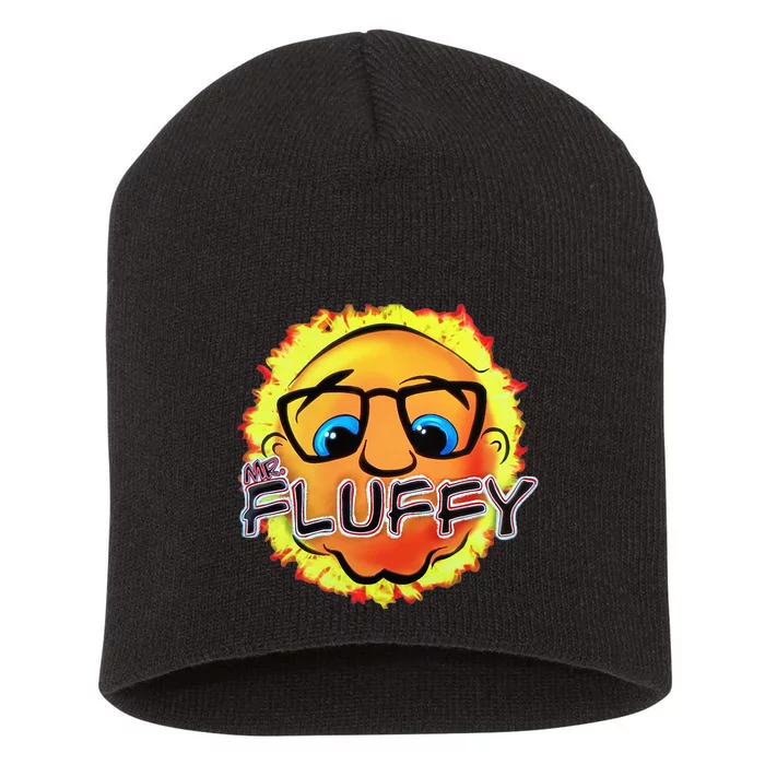 Mr Fluffy Head Short Acrylic Beanie