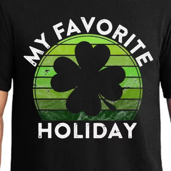 My Favorite Holiday Sunset Luck Irish St Patrick's Day Pajama Set