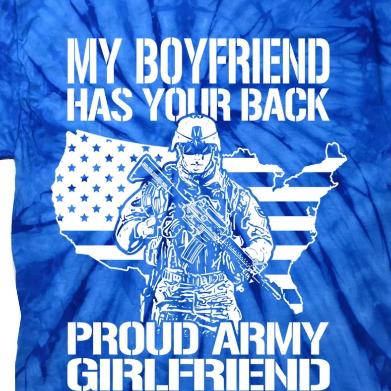 My Friend Has Your Back Military Proud Army Friend Gift Tie-Dye T-Shirt