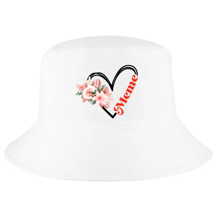 Meme Flower Heart Cool Comfort Performance Bucket Hat