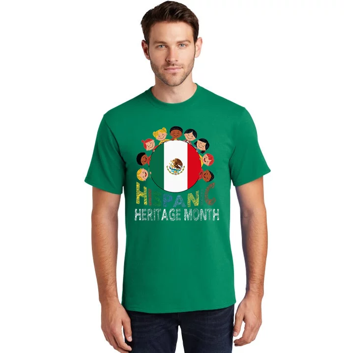 Mexican Flag Hispanic Heritage Mexican Tall T-Shirt