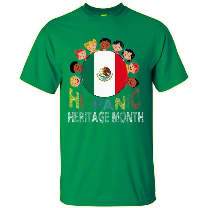 Mexican Flag Hispanic Heritage Mexican Tall T-Shirt