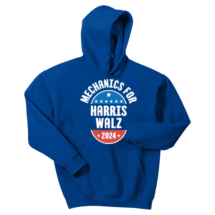 Mechanics For Harris Walz 2024 Gift Kids Hoodie