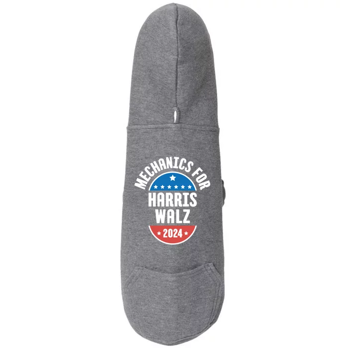 Mechanics For Harris Walz 2024 Gift Doggie 3-End Fleece Hoodie