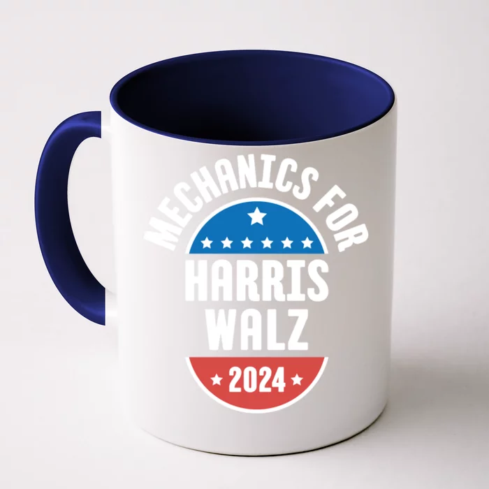 Mechanics For Harris Walz 2024 Gift Front & Back Coffee Mug