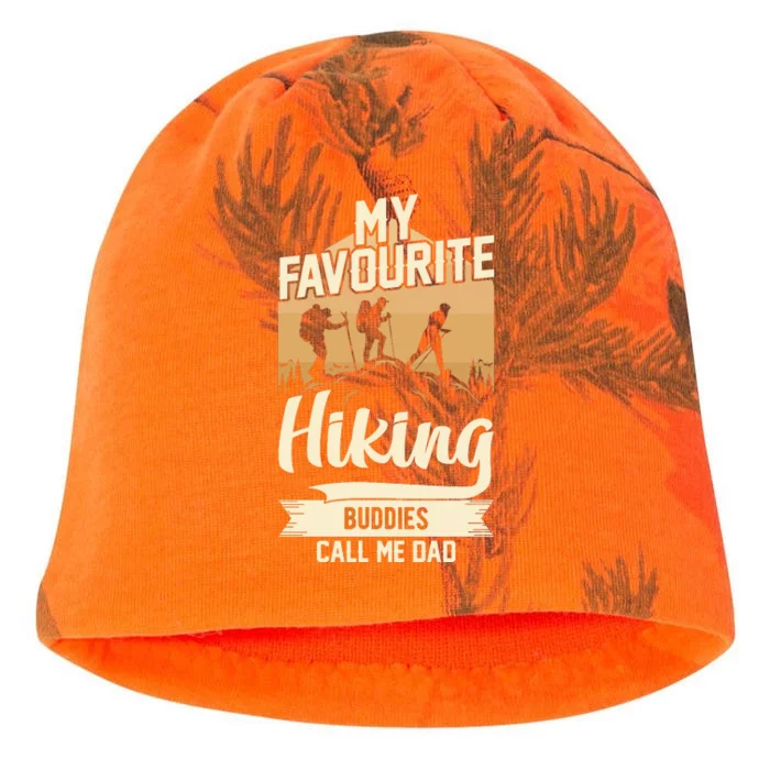 My Favorite Hiking Buddies Call Me Dad Gift Kati - Camo Knit Beanie