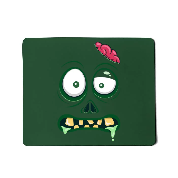 Monster Face Halloween Matching Costume Zombie Mousepad