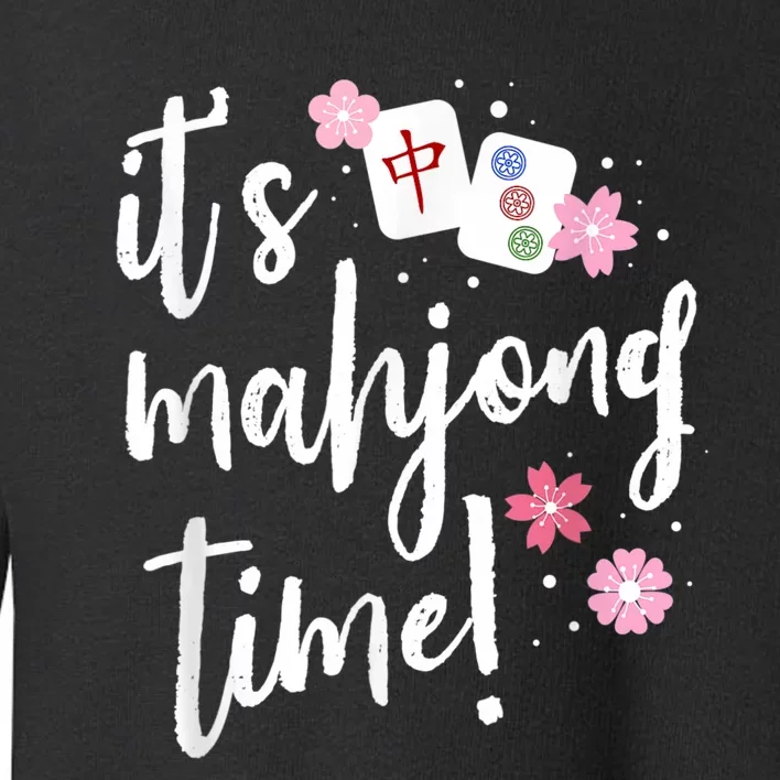 Mahjong For Her Mahjong Player Toddler Sweatshirt