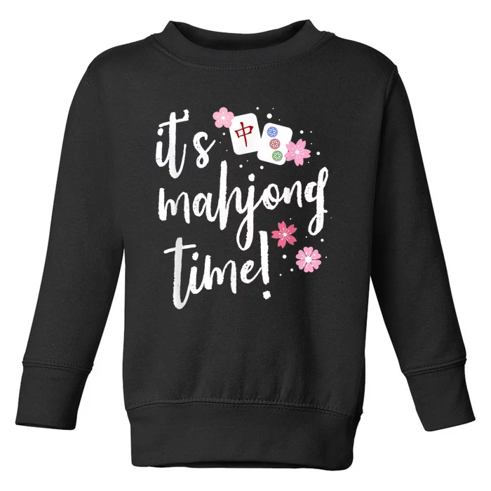 Mahjong For Her Mahjong Player Toddler Sweatshirt